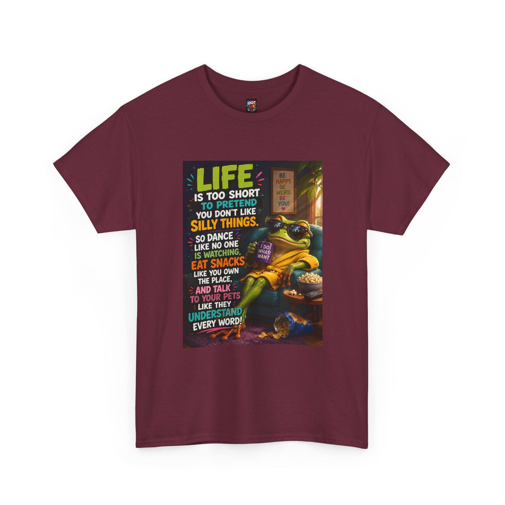 "Life Is Too Short" Motivational  Turtle