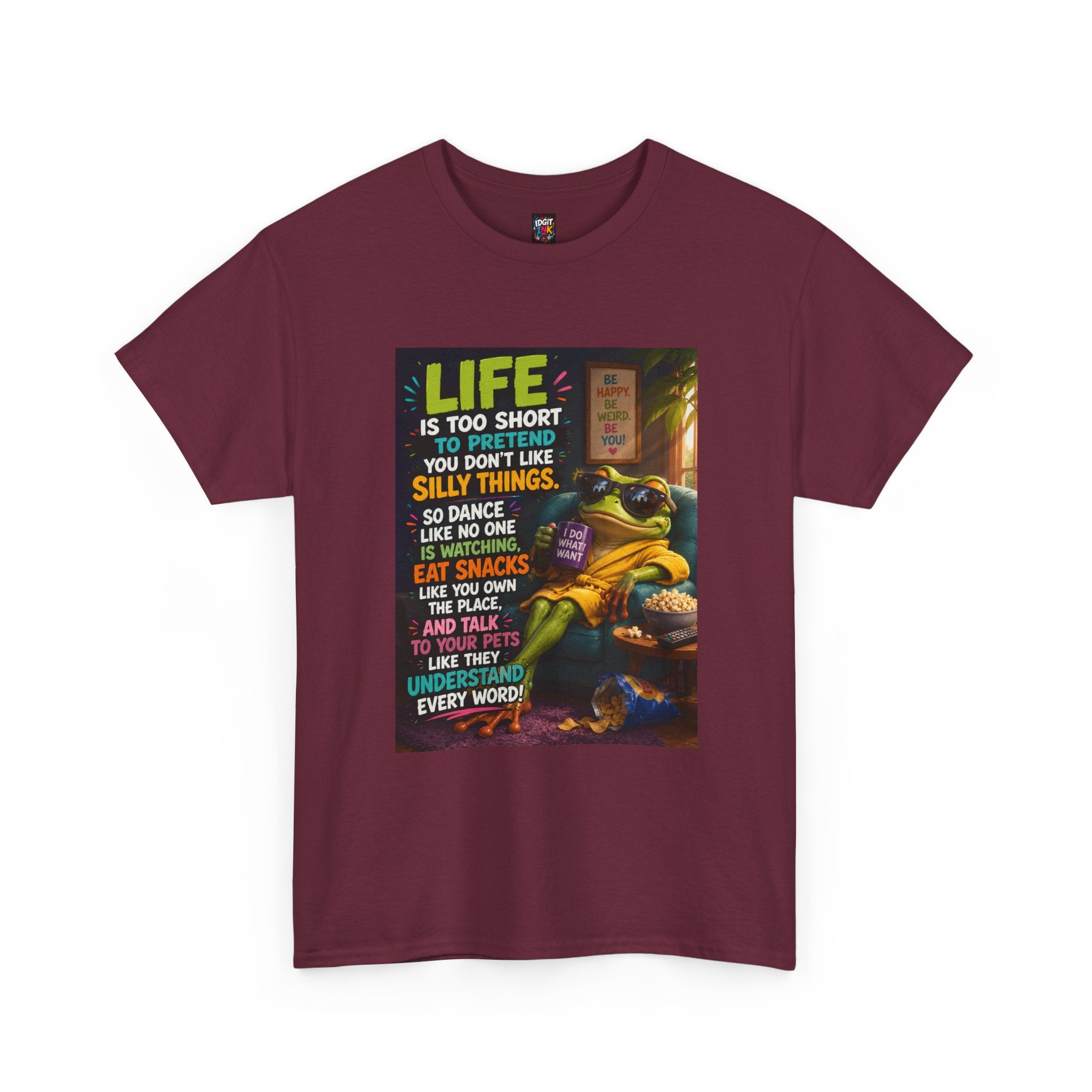 "Life Is Too Short" Motivational  Turtle