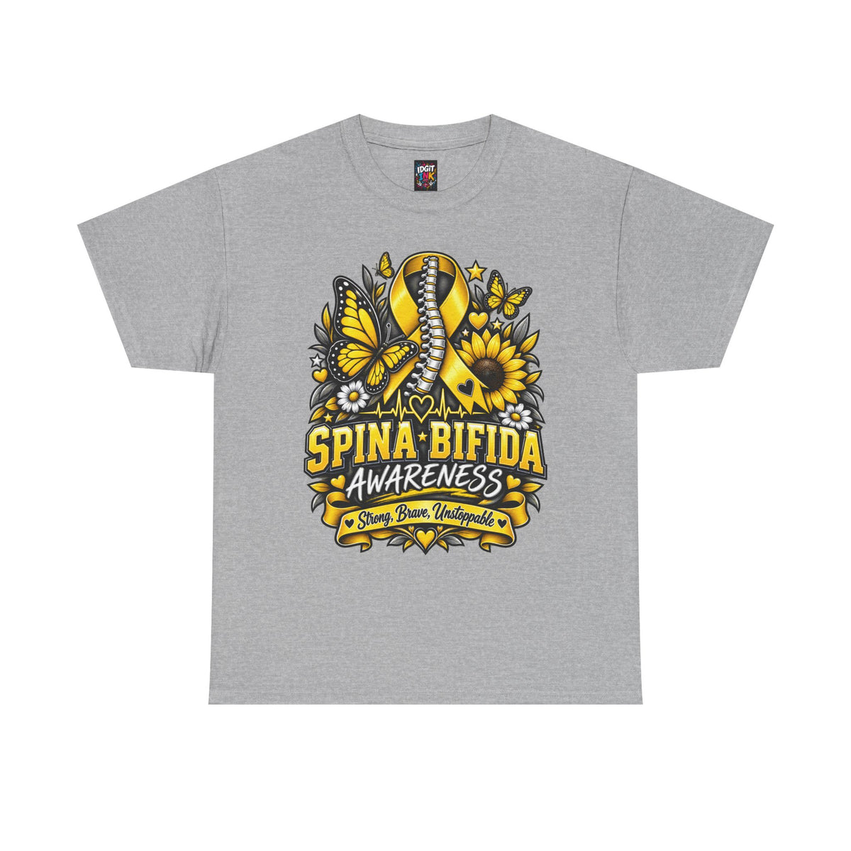 Spina Bifida Awareness Yellow Ribbon, Sunflower