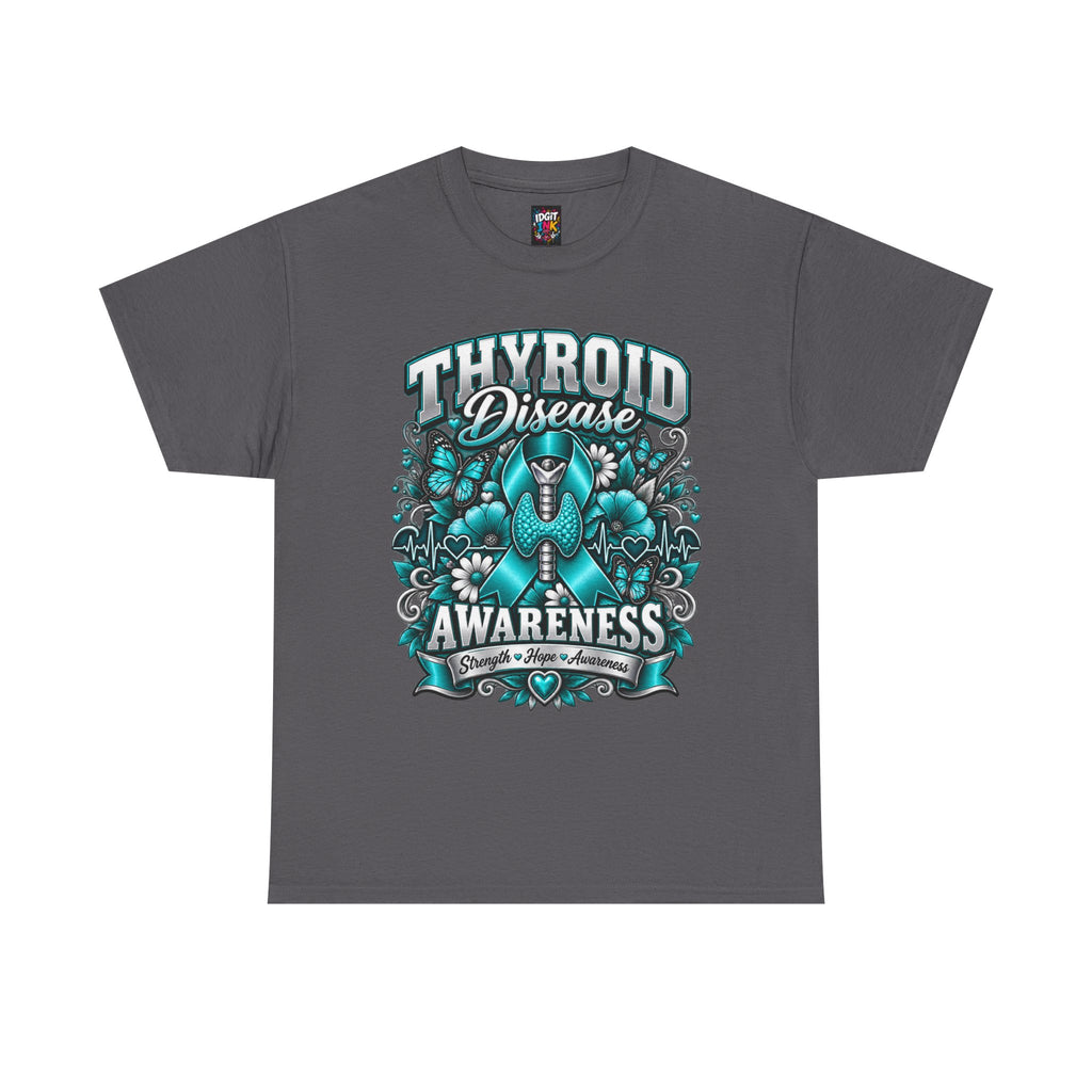 Thyroid Disease  Teal Ribbon Support T-Shirt