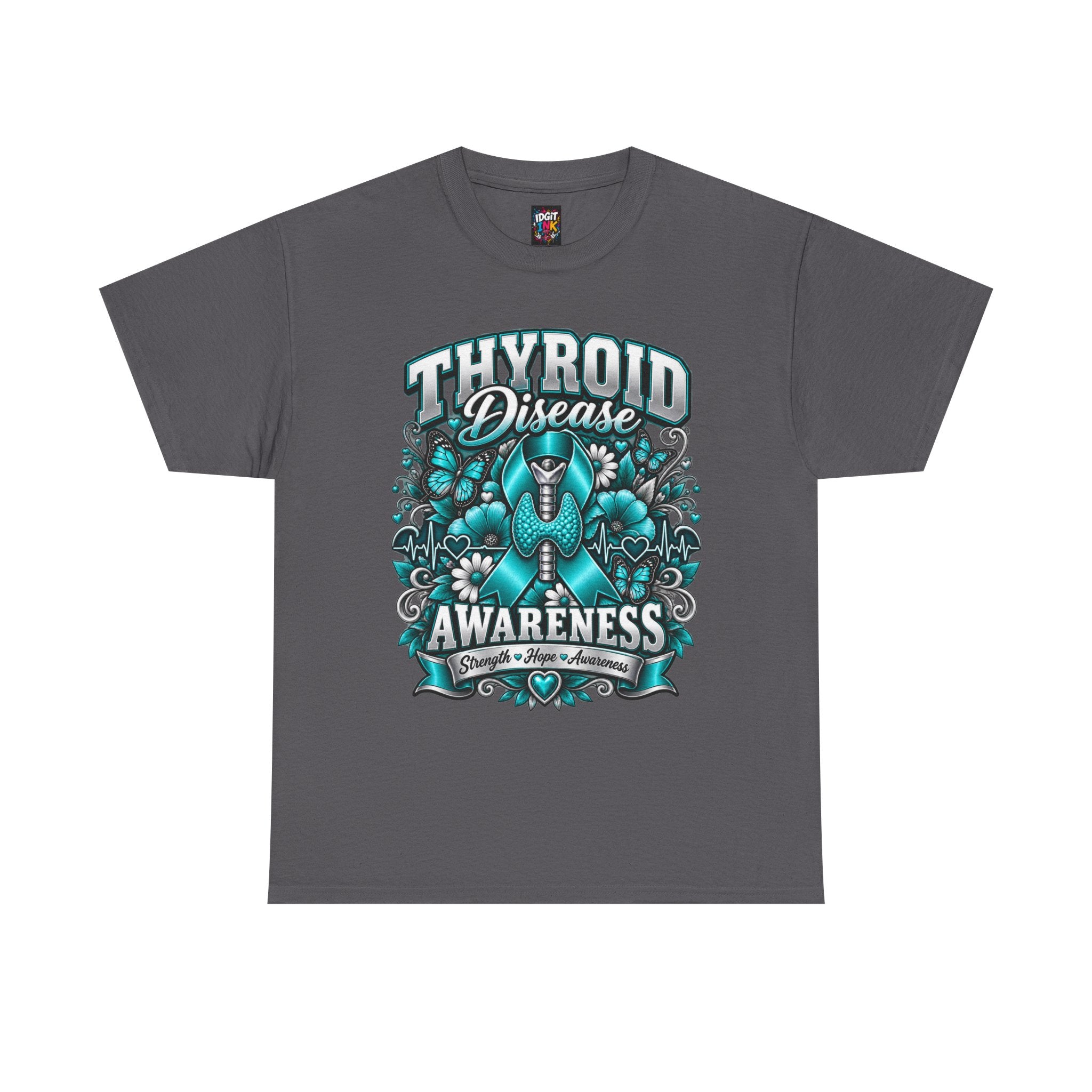 Thyroid Disease  Teal Ribbon Support T-Shirt