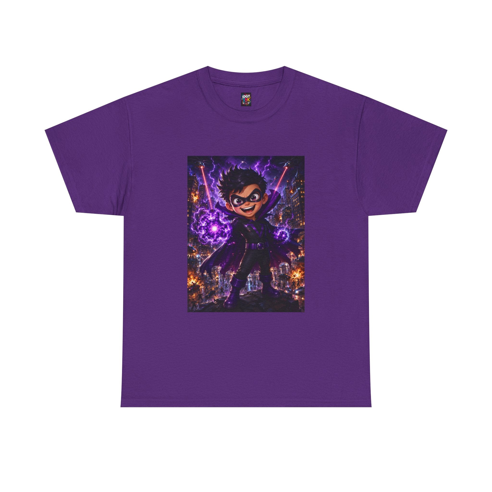 Neon Purple Superhero