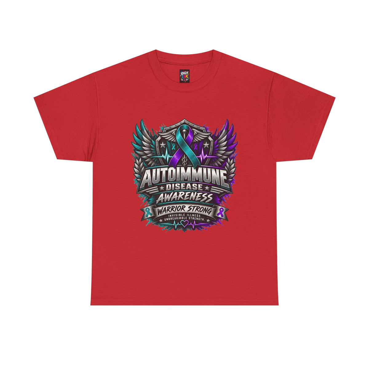 Autoimmune Disease Warrior Strong Ribbon Tee