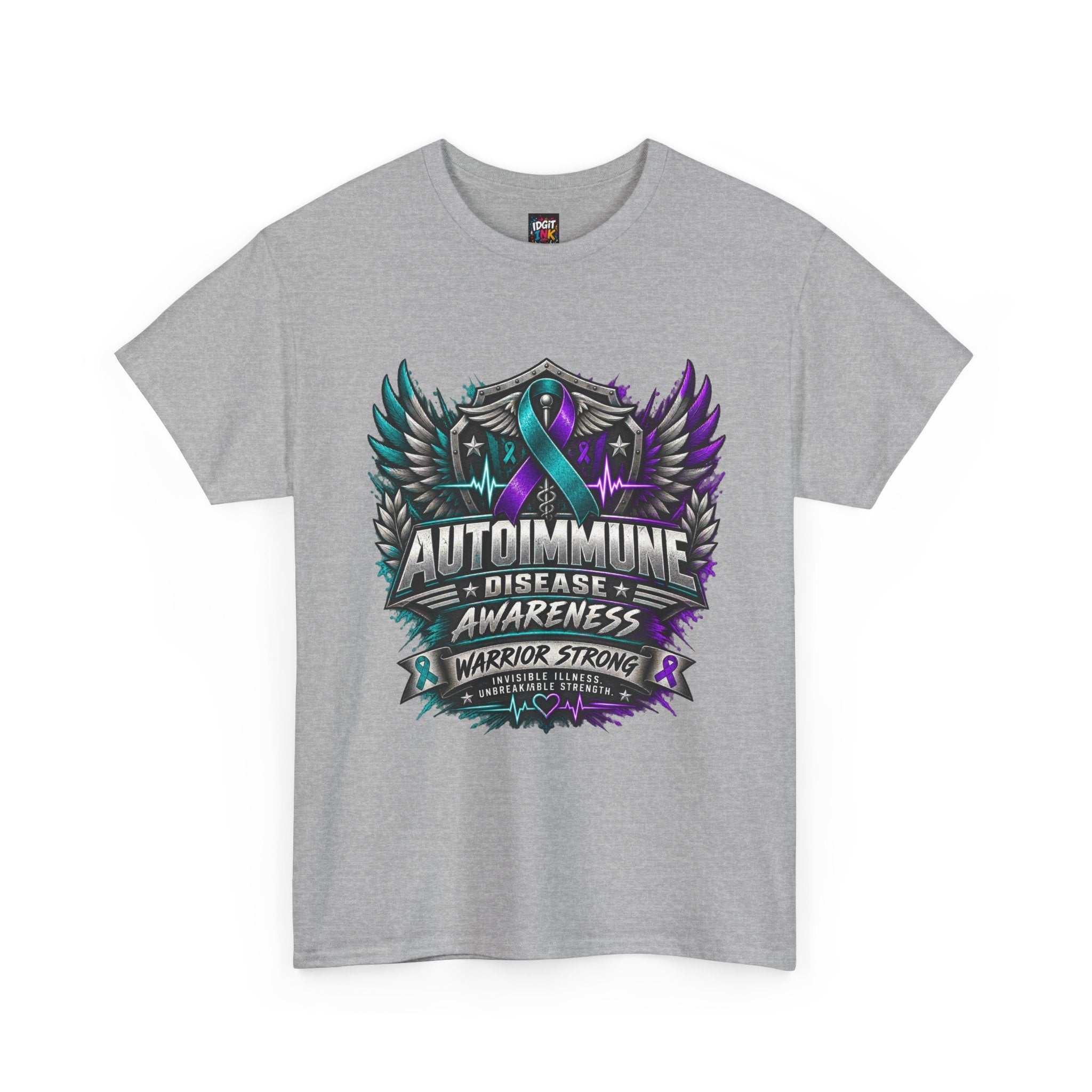 Autoimmune Disease Warrior Strong Ribbon Tee