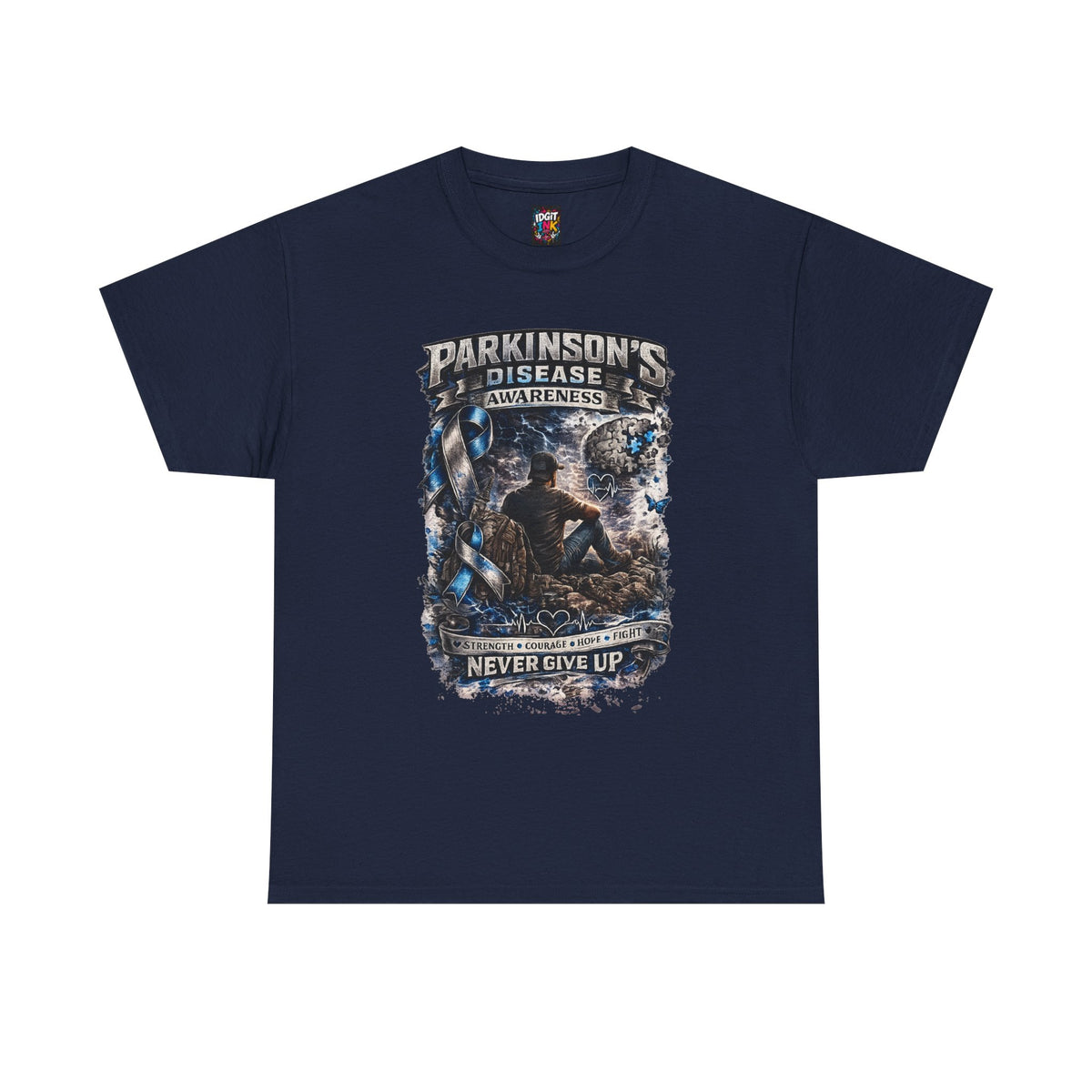 Parkinson’s Disease Awareness Never Give Up Support Tee