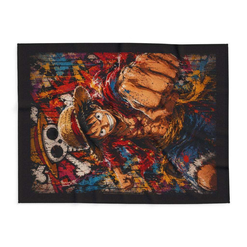 Anime Pirate Straw Hat Throw