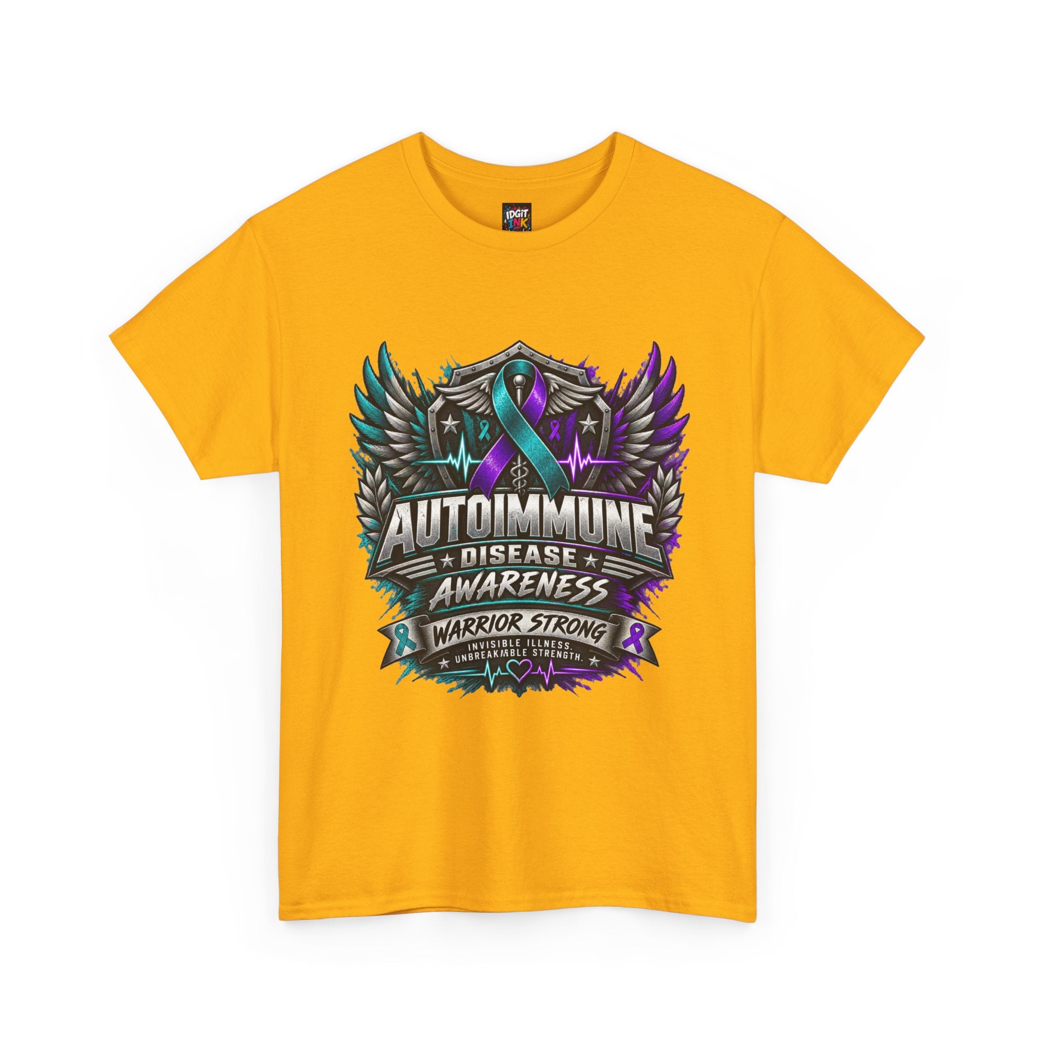 Autoimmune Disease Warrior Strong Ribbon Tee