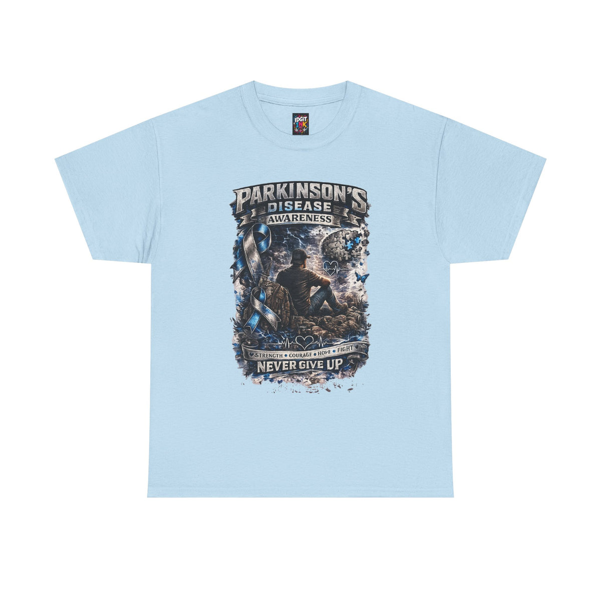 Parkinson’s Disease Awareness Never Give Up Support Tee