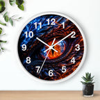 Dragon’s Gaze: Inferno Fantasy — Decorative Wall Clock product image 7 | Idgit Ink