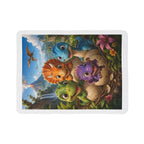 Dinosaur Baby Fleece Sherpa Blanket — Cozy Kids Dino Throw — Sherpa Fleece Blanket product image 14 | Idgit Ink