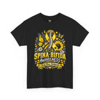 Spina Bifida Awareness Yellow Ribbon, Sunflower
