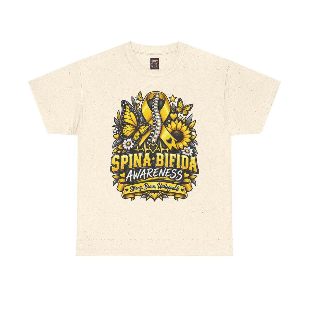 Spina Bifida Awareness Yellow Ribbon, Sunflower