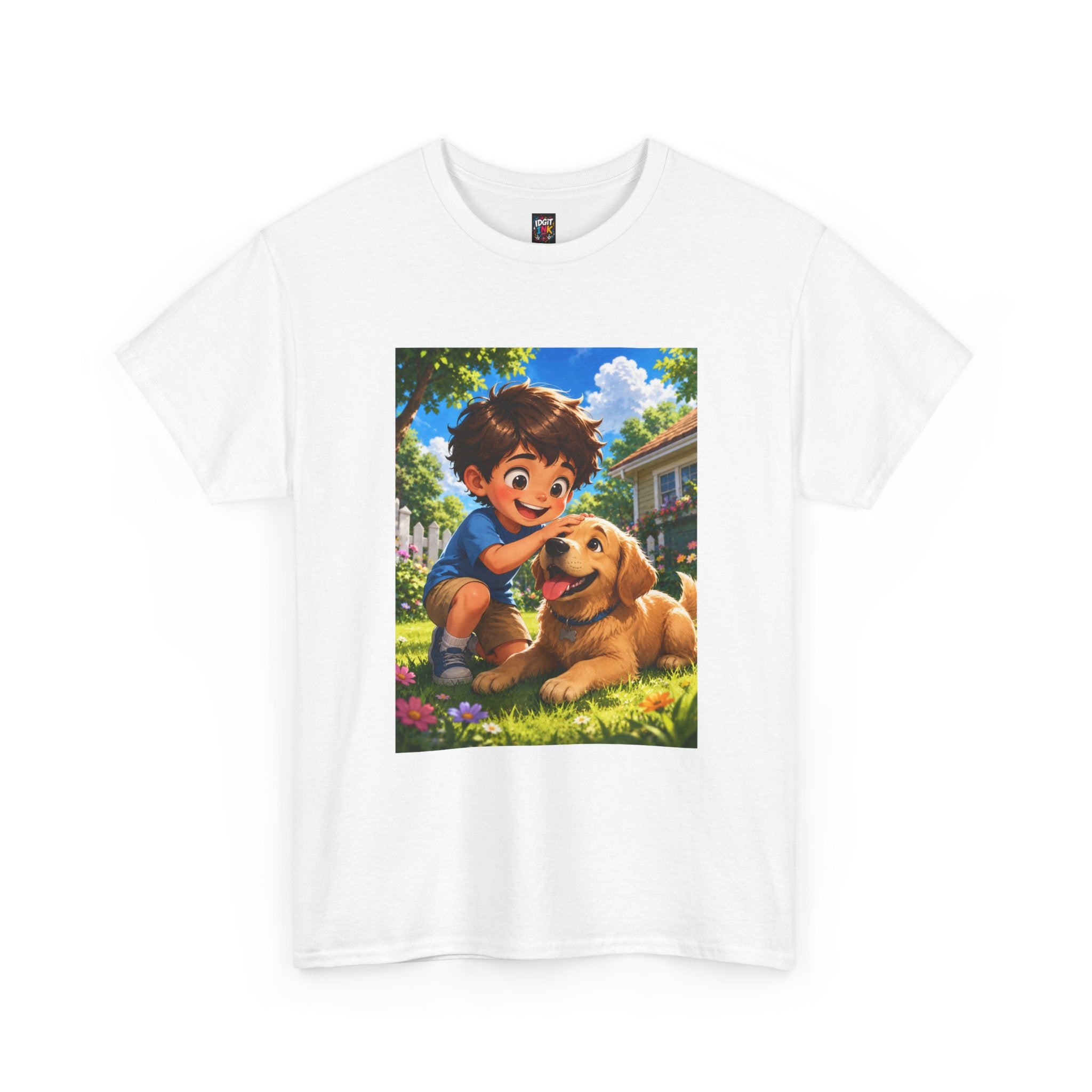 Boy and Puppy