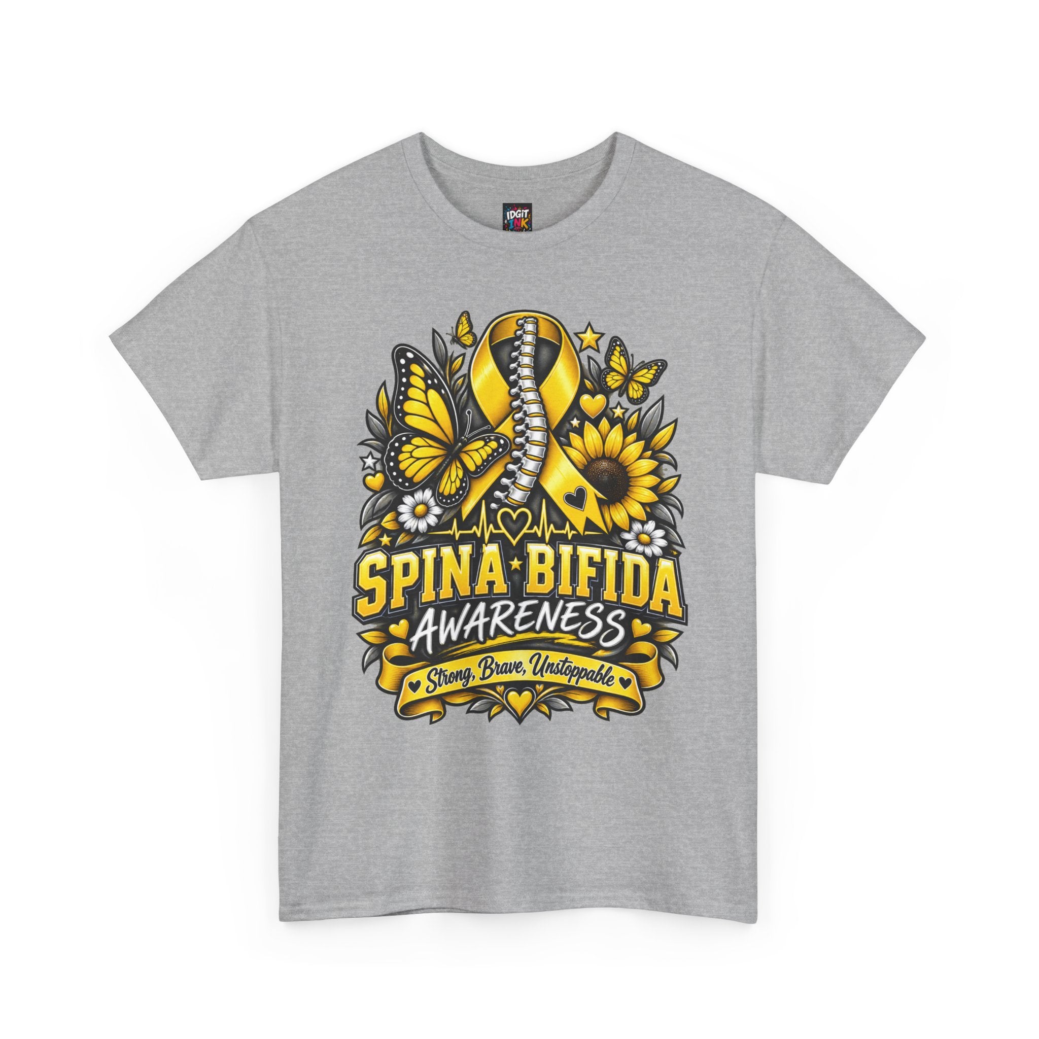 Spina Bifida Awareness Yellow Ribbon, Sunflower