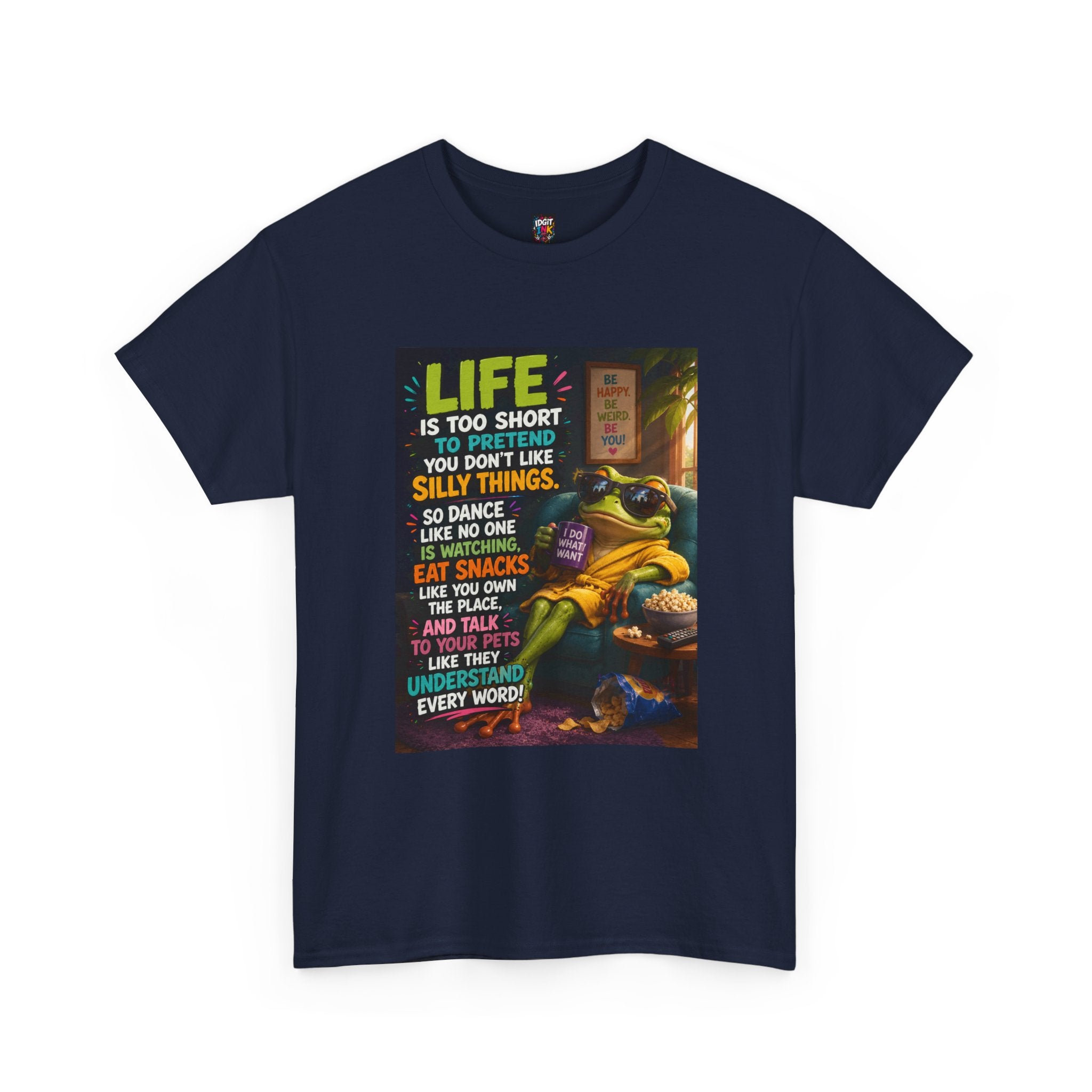 "Life Is Too Short" Motivational  Turtle