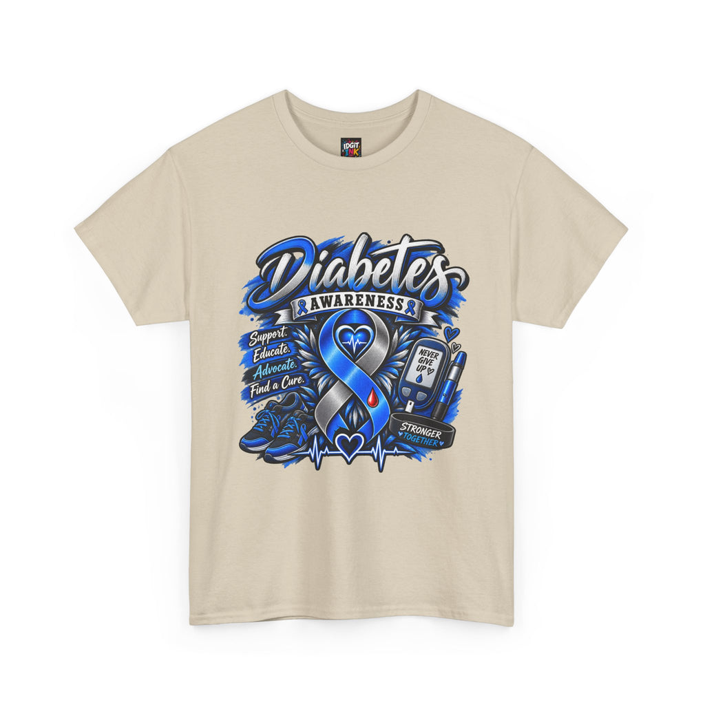 Diabetes Awareness  Blue Ribbon