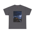 Stormy Night House — Unisex Graphic T-Shirt