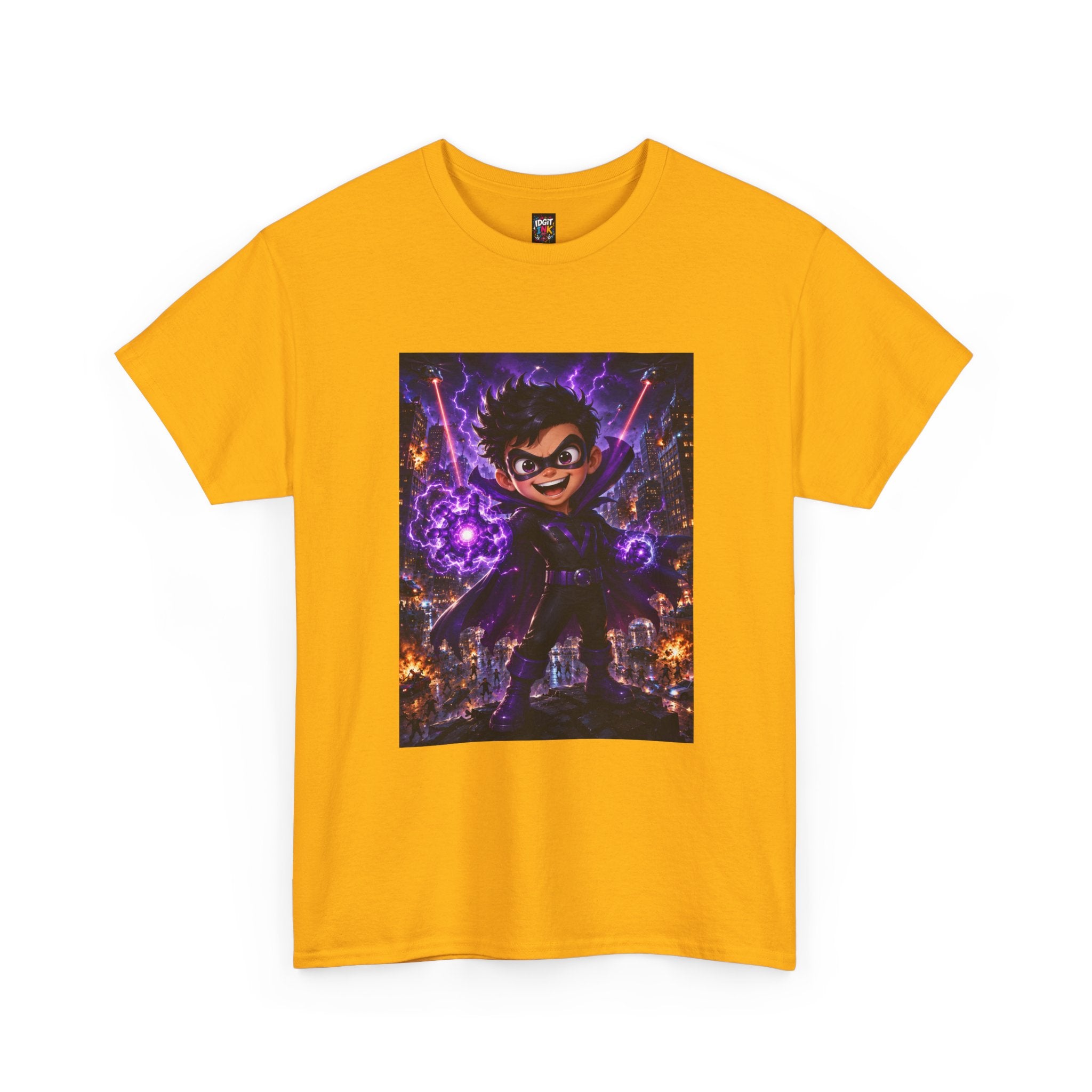 Neon Purple Superhero