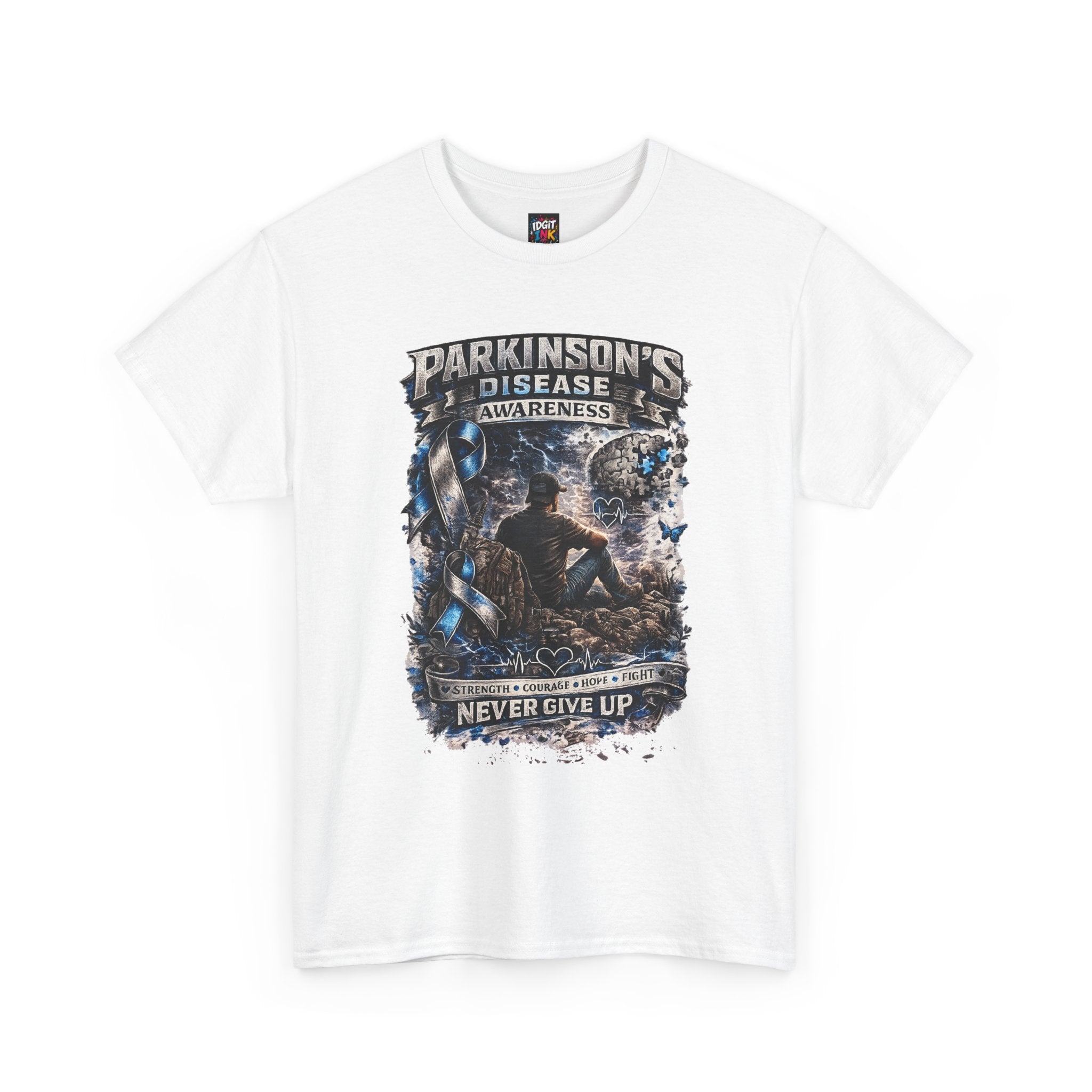 Parkinson’s Disease Awareness Never Give Up Support Tee