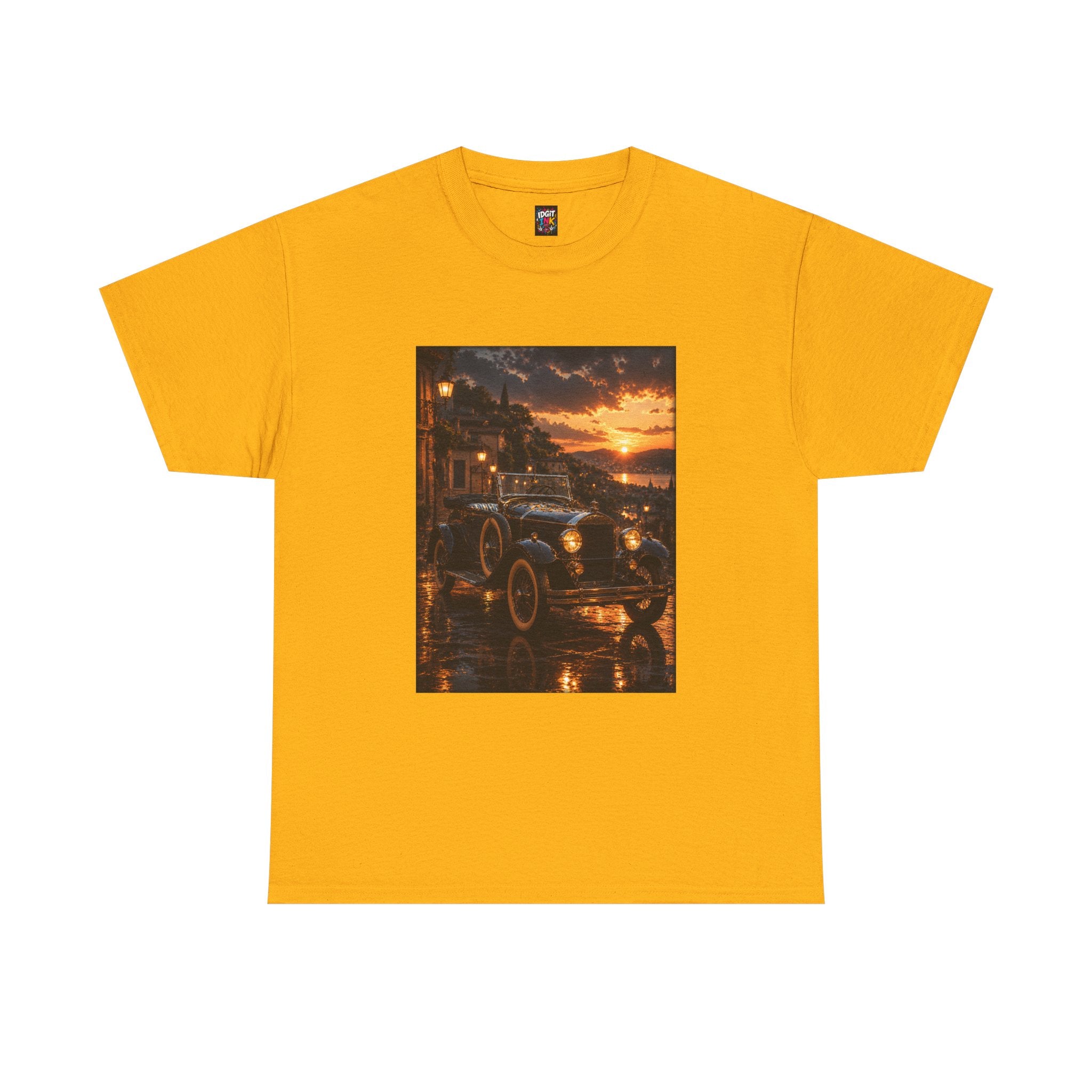 Vintage Car Sunset Tee