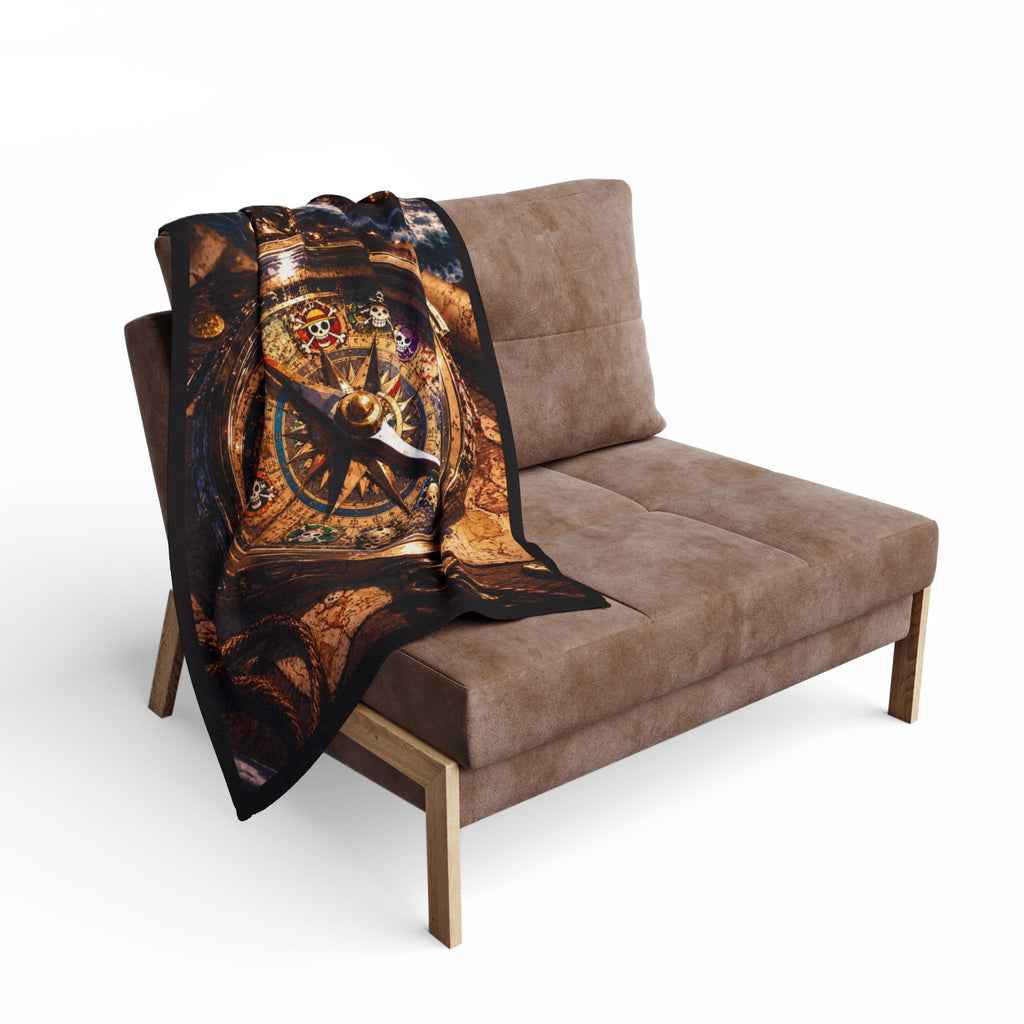 Compass Fleece Blanket