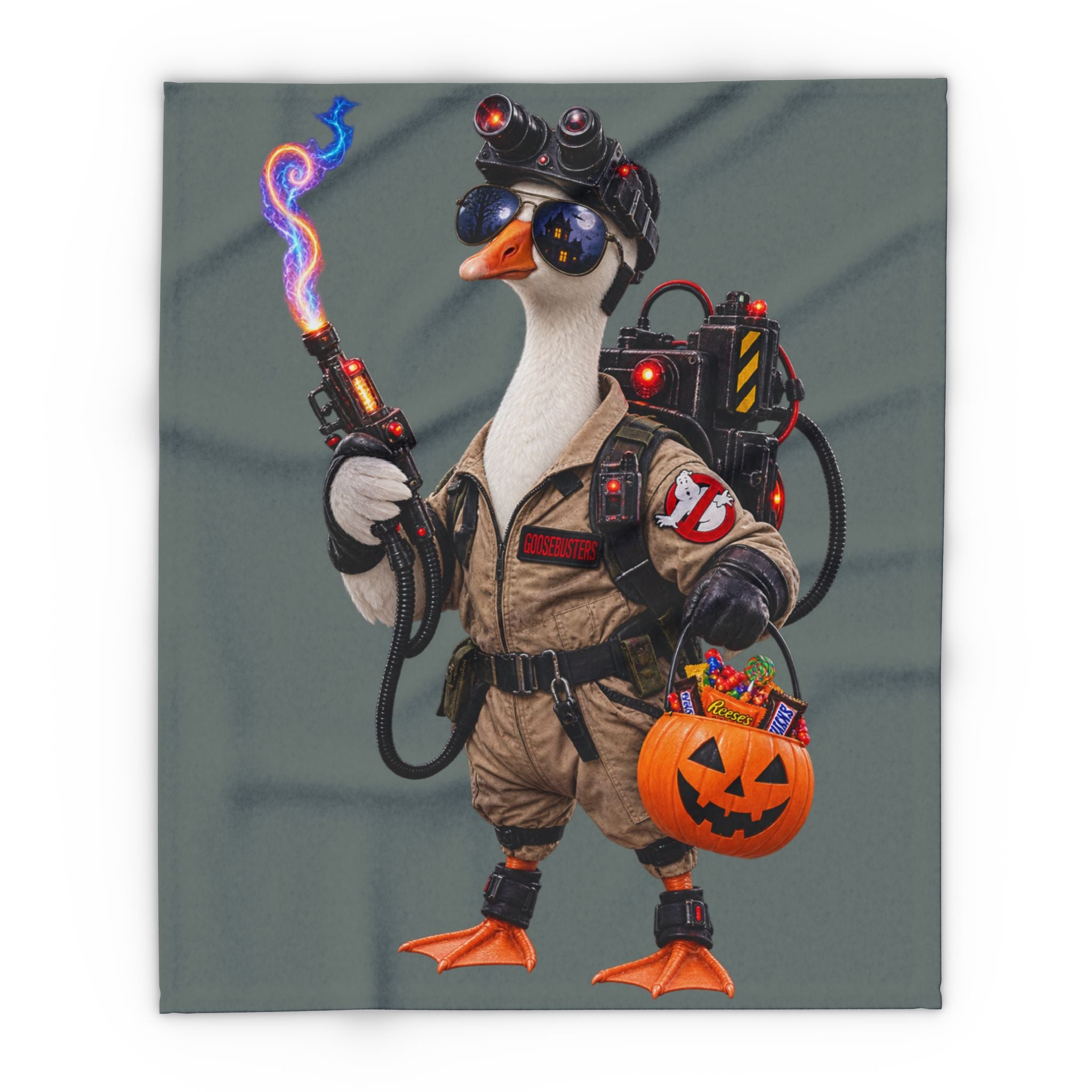 Ghostbuster Goose Fleece Blanket