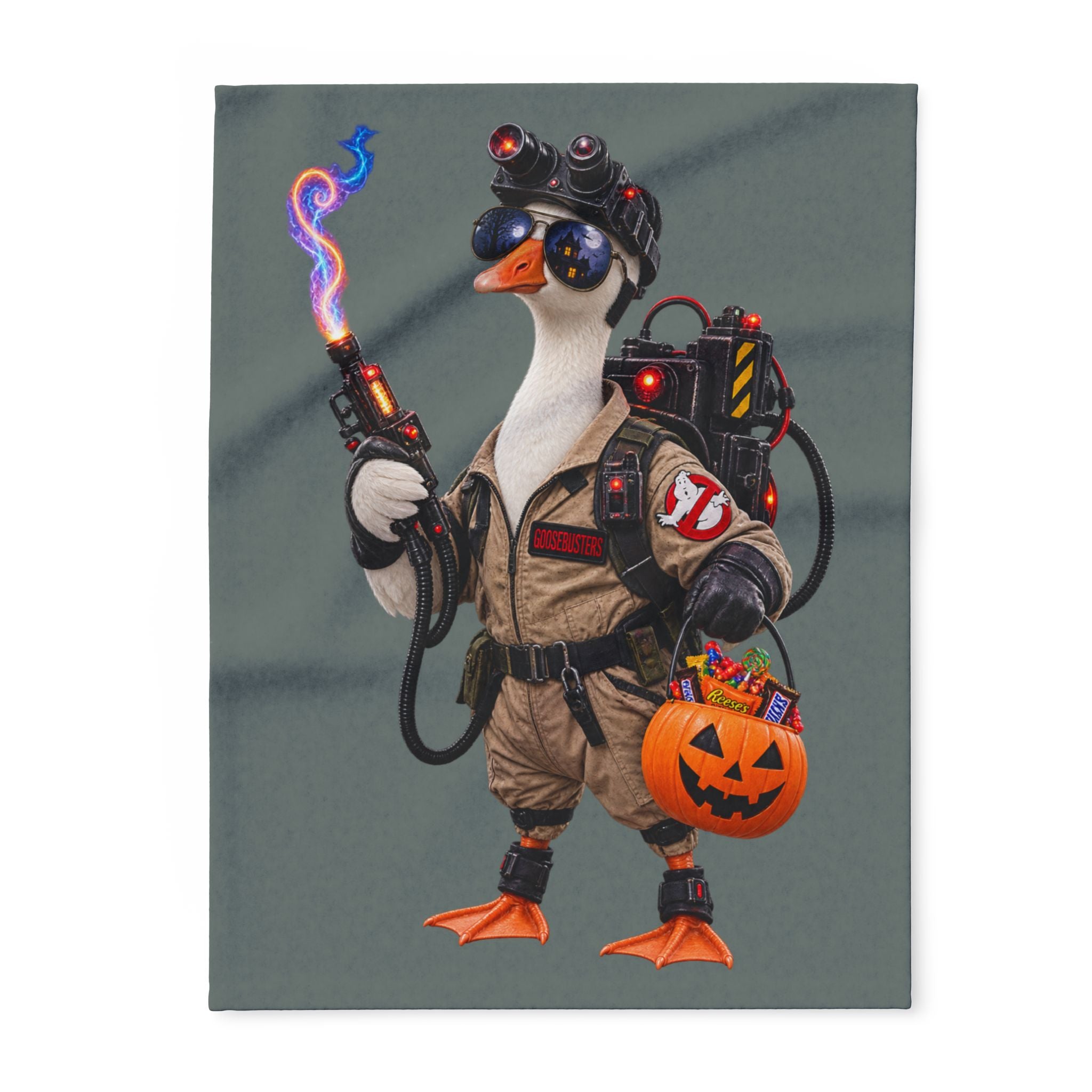 Ghostbuster Goose Fleece Blanket