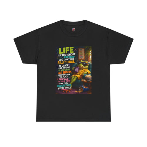 "Life Is Too Short" Motivational  Turtle