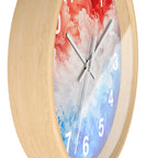 Red and Blue — Decorative Wall Clock