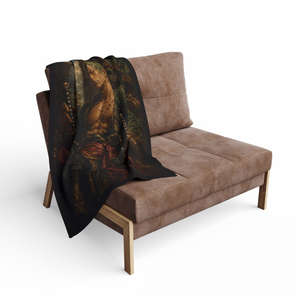 Pirate Captain Art Fleece Blanket