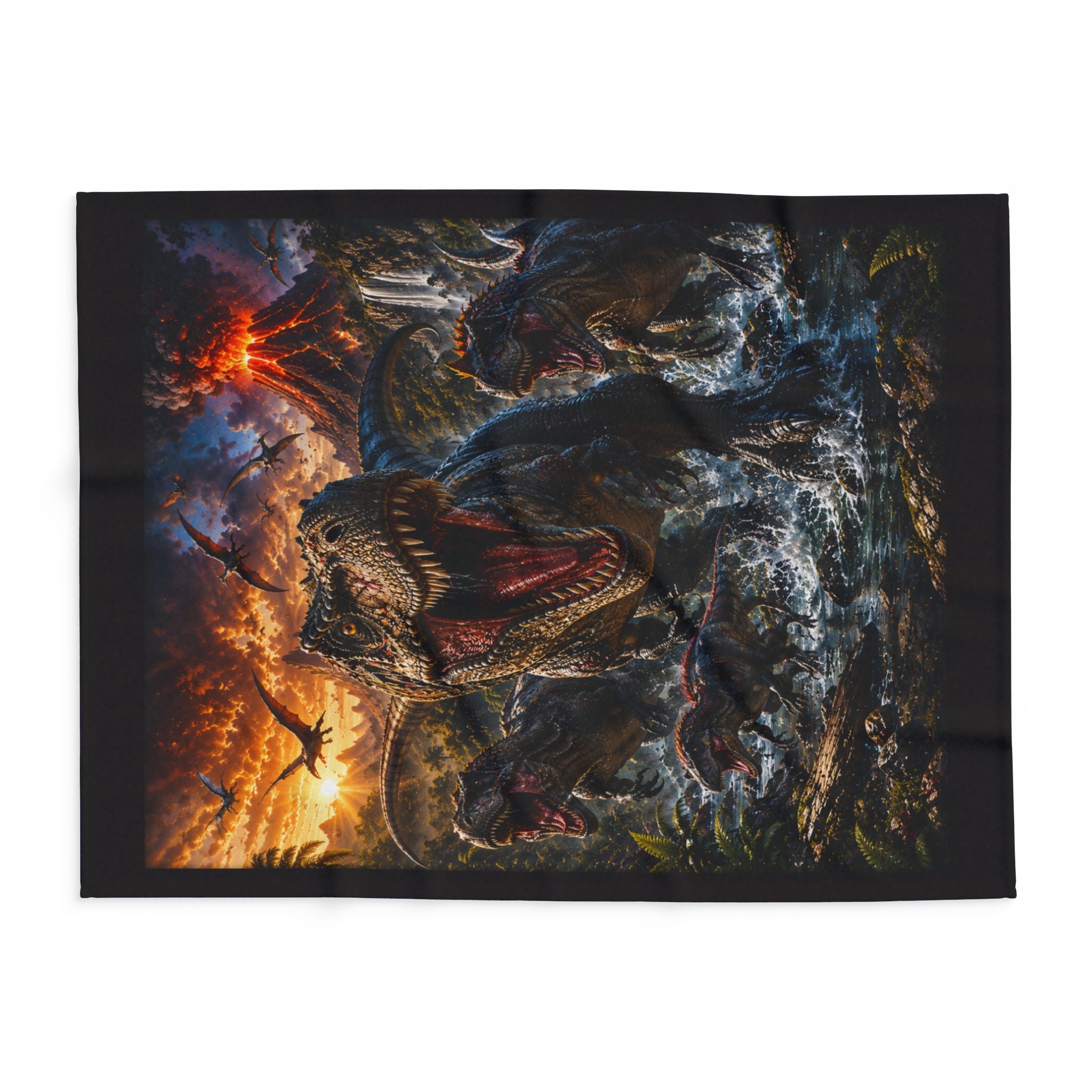 Dinosaur  Fleece Blanket