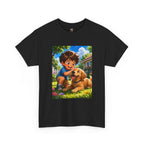 Boy and Puppy — Unisex Graphic T-Shirt product image 20 | Idgit Ink