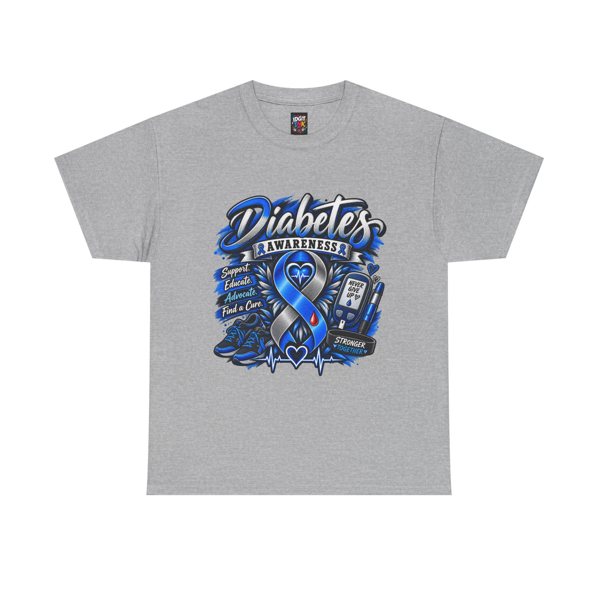 Diabetes Awareness  Blue Ribbon