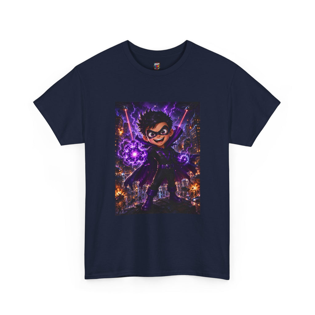 Neon Purple Superhero