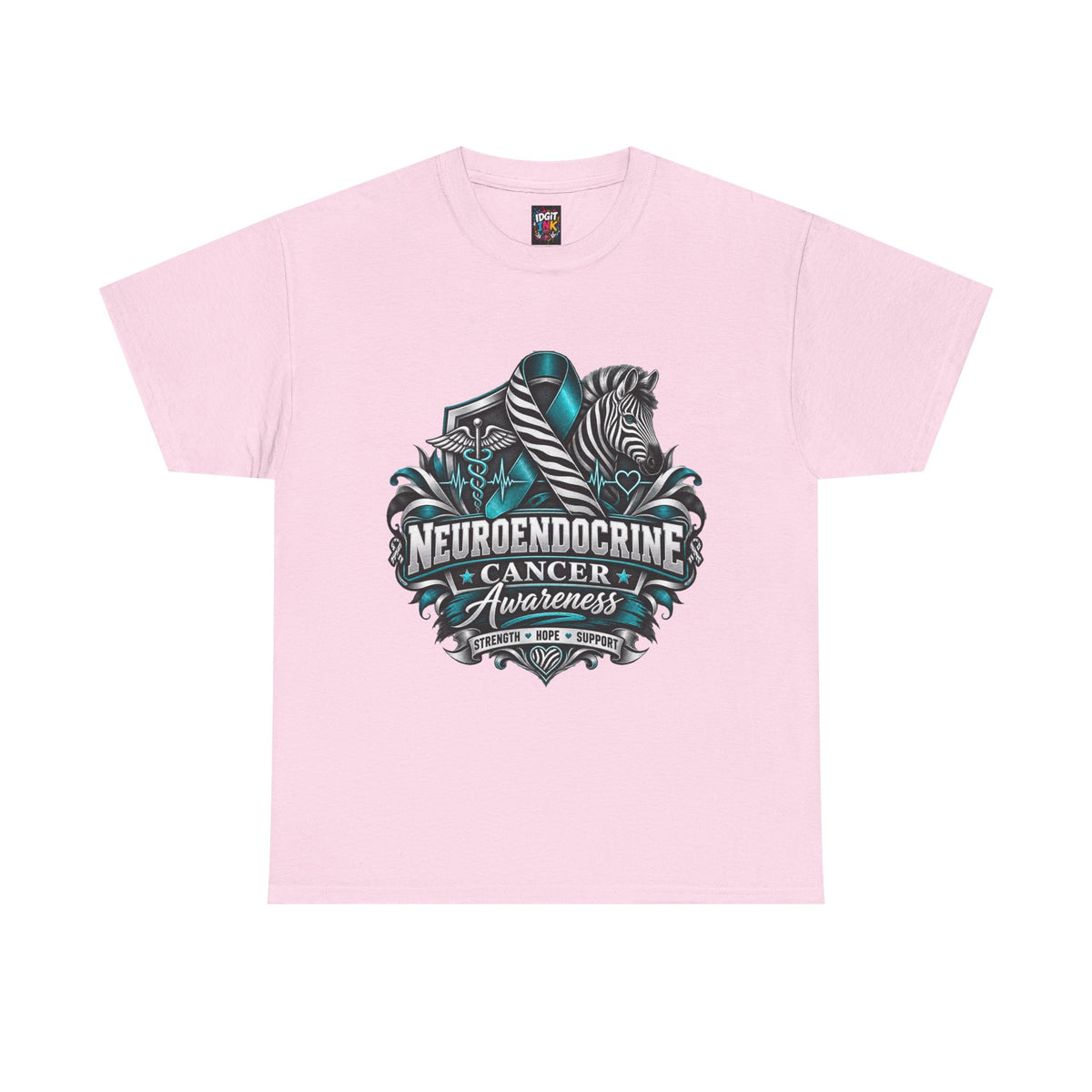 Neuroendocrine Cancer Awareness  Teal Ribbon Support Tee