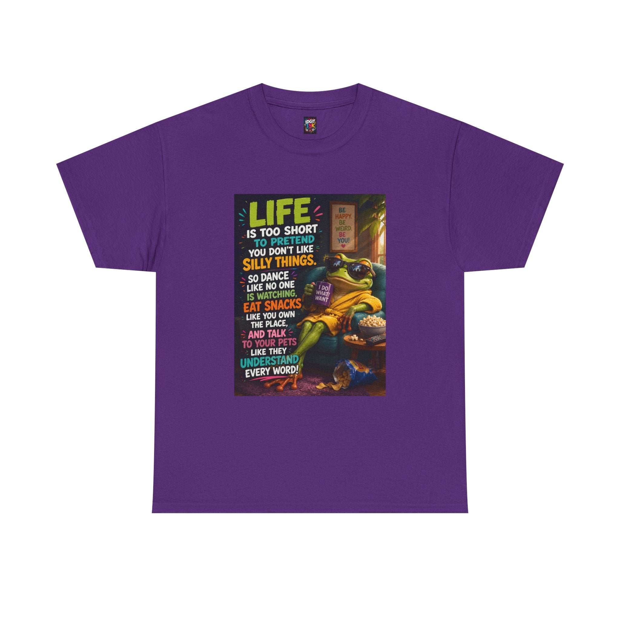 "Life Is Too Short" Motivational  Turtle
