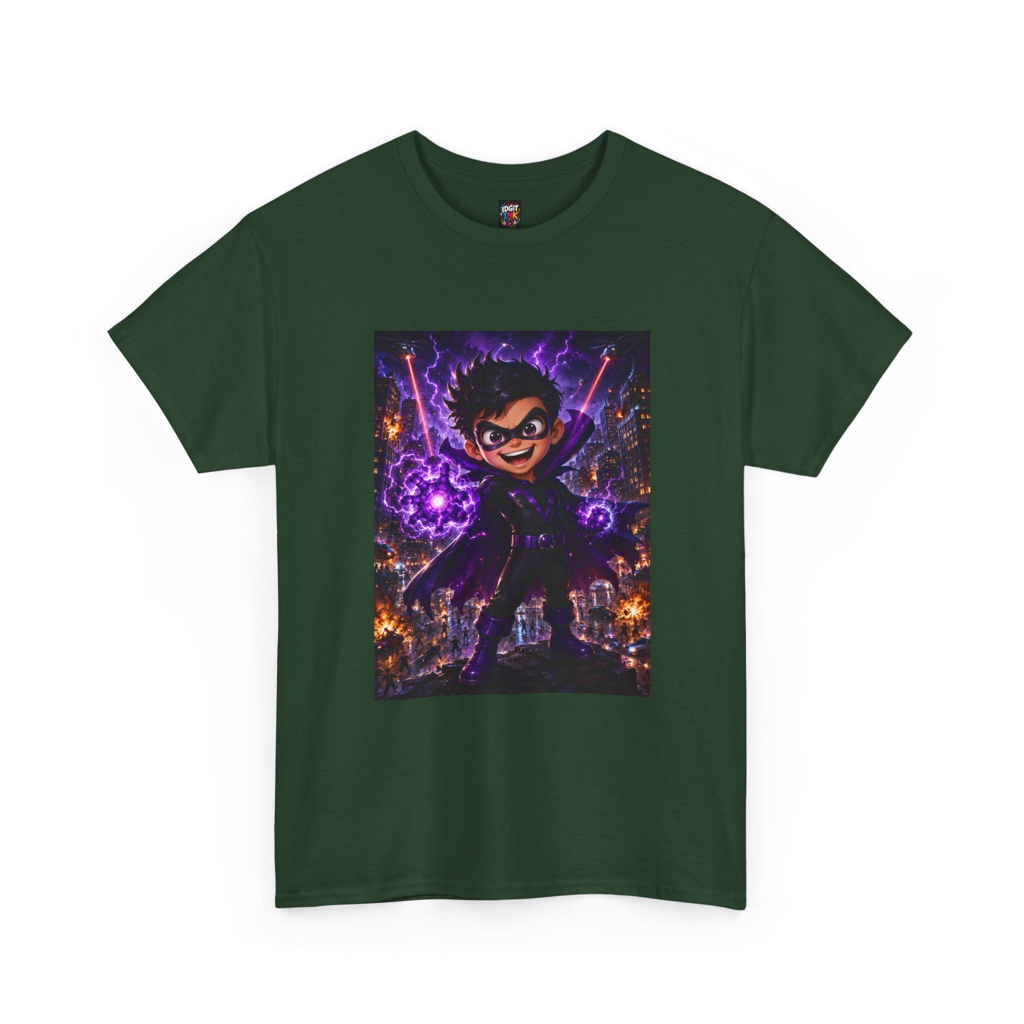 Neon Purple Superhero