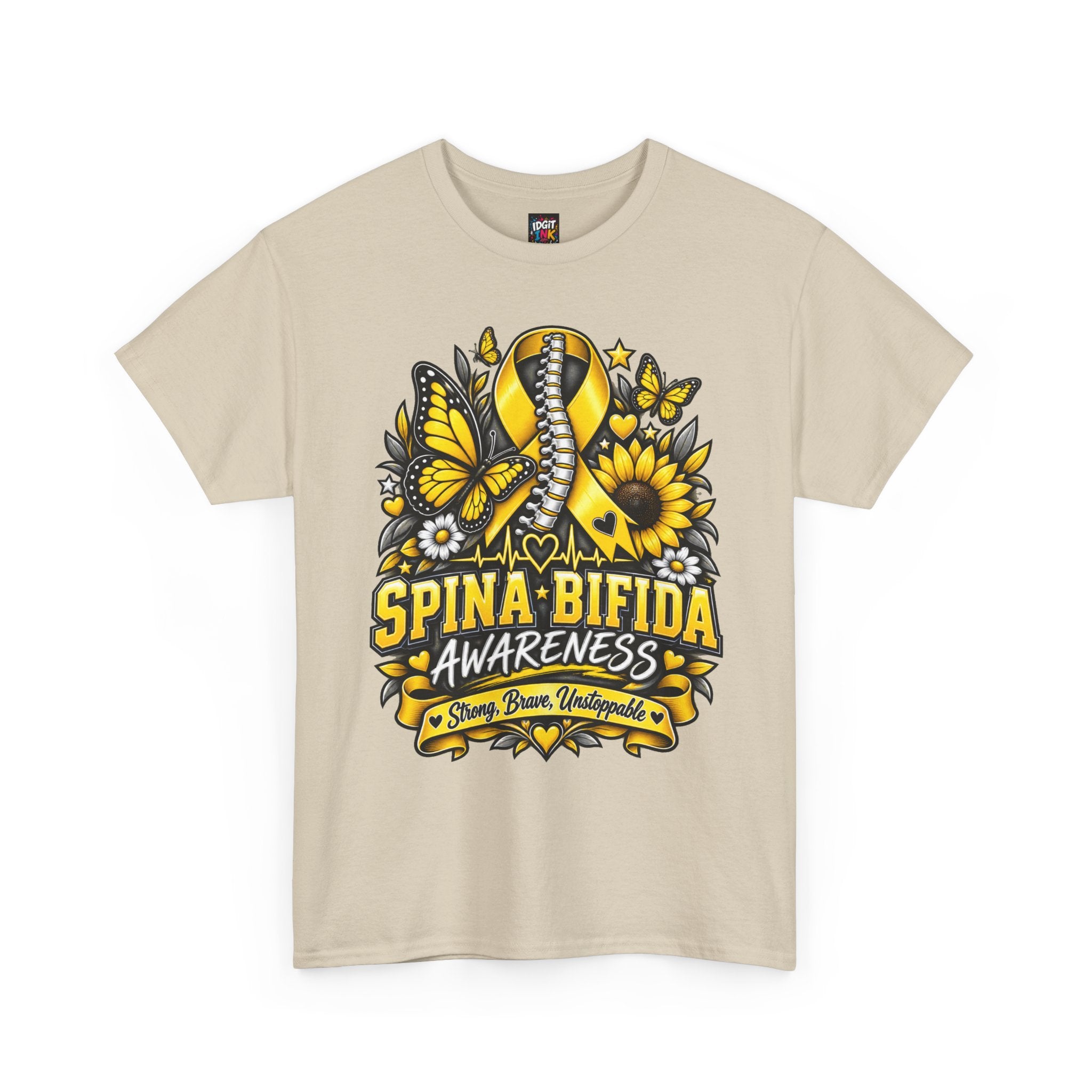Spina Bifida Awareness Yellow Ribbon, Sunflower