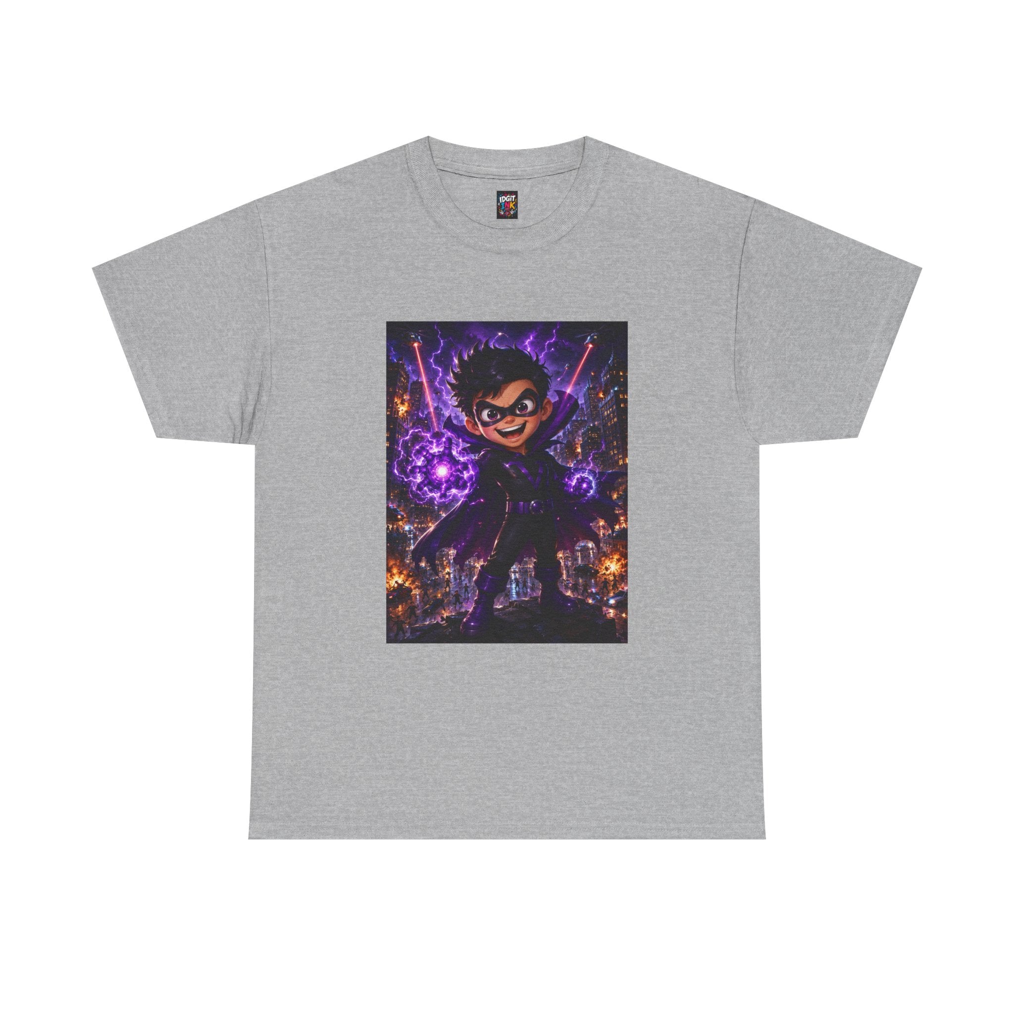 Neon Purple Superhero