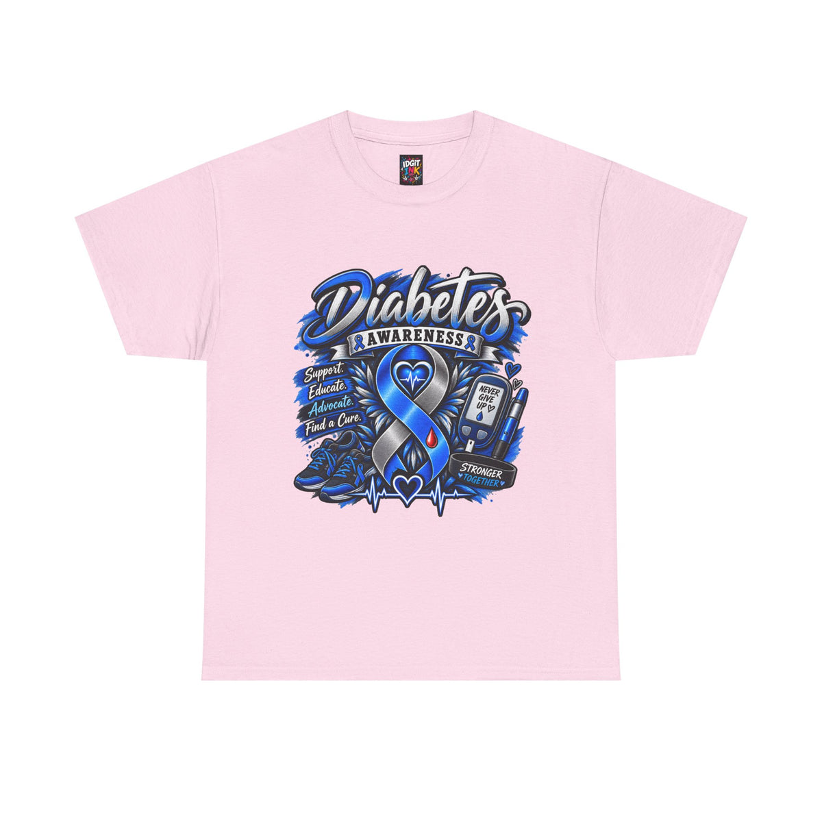 Diabetes Awareness  Blue Ribbon