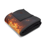 Vintage Car Sunset Fleece Blanket — Cozy Fleece Blanket