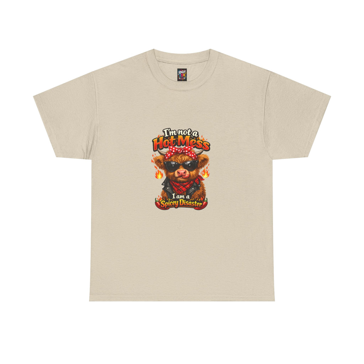 Hot Mess Tee product image 3 | Idgit Ink