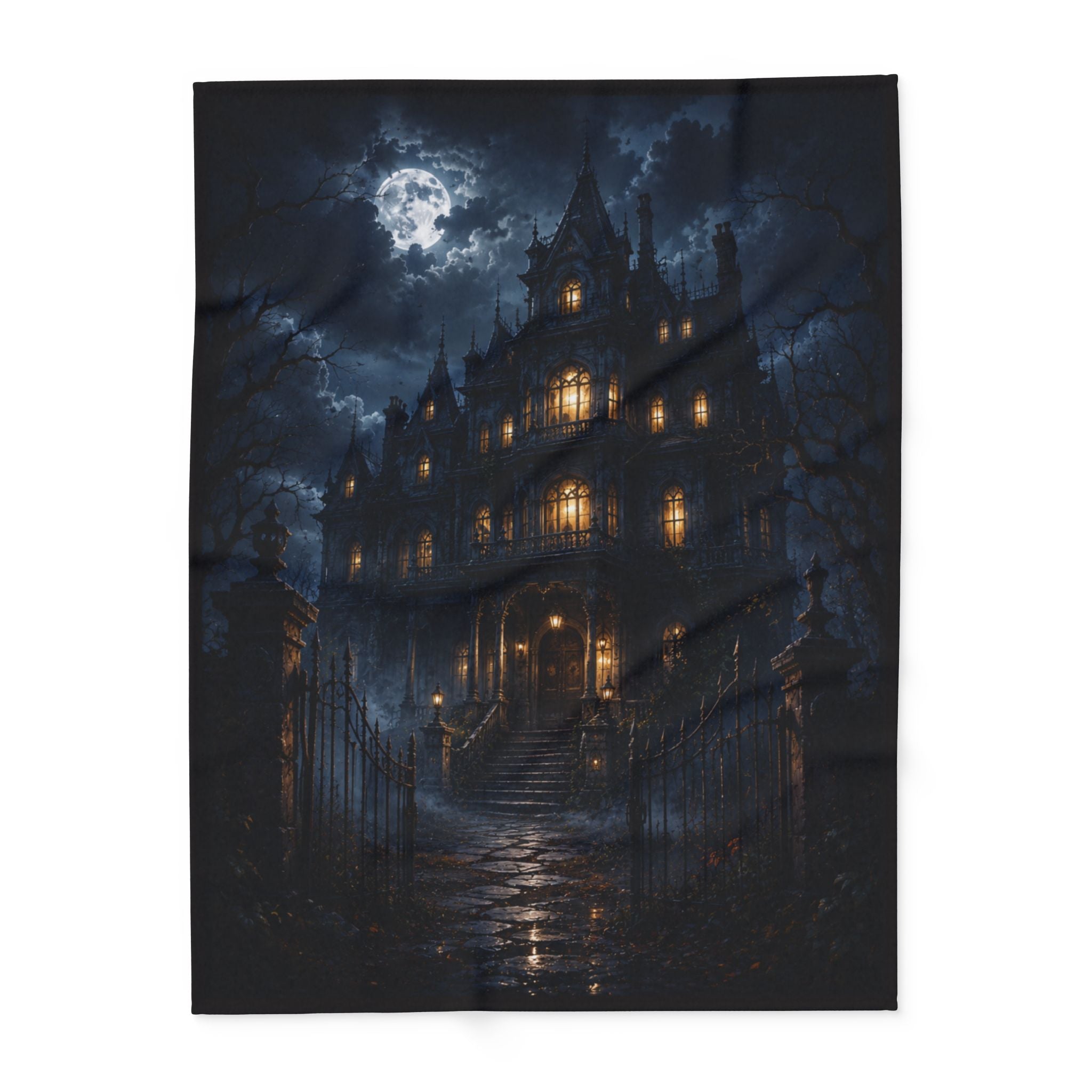 Haunted Mansion Fleece Blanket