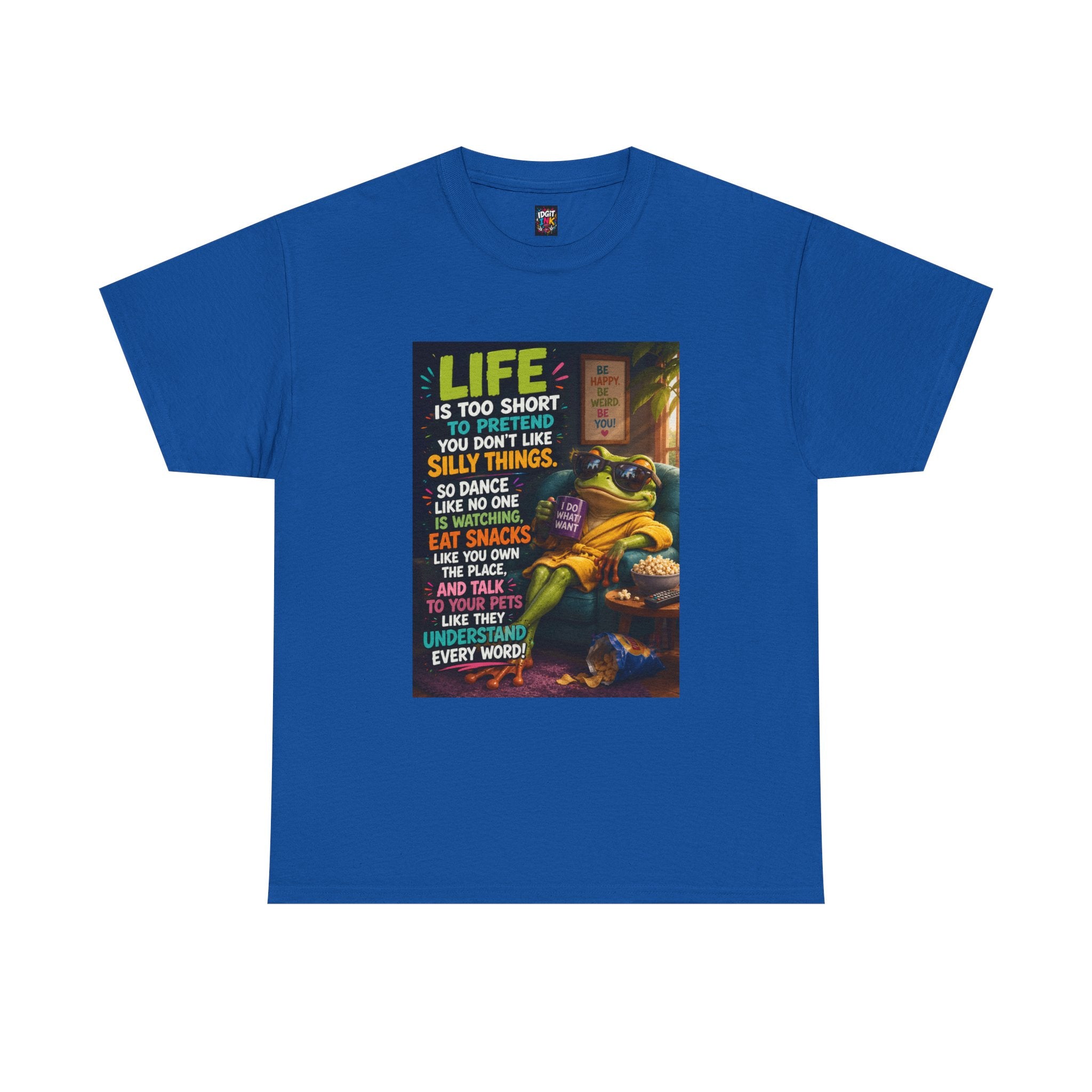 "Life Is Too Short" Motivational  Turtle