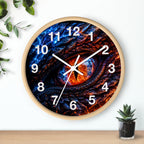 Dragon’s Gaze: Inferno Fantasy — Decorative Wall Clock product image 9 | Idgit Ink