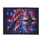 Patriotic Statue of Liberty — Cozy Fleece Blanket