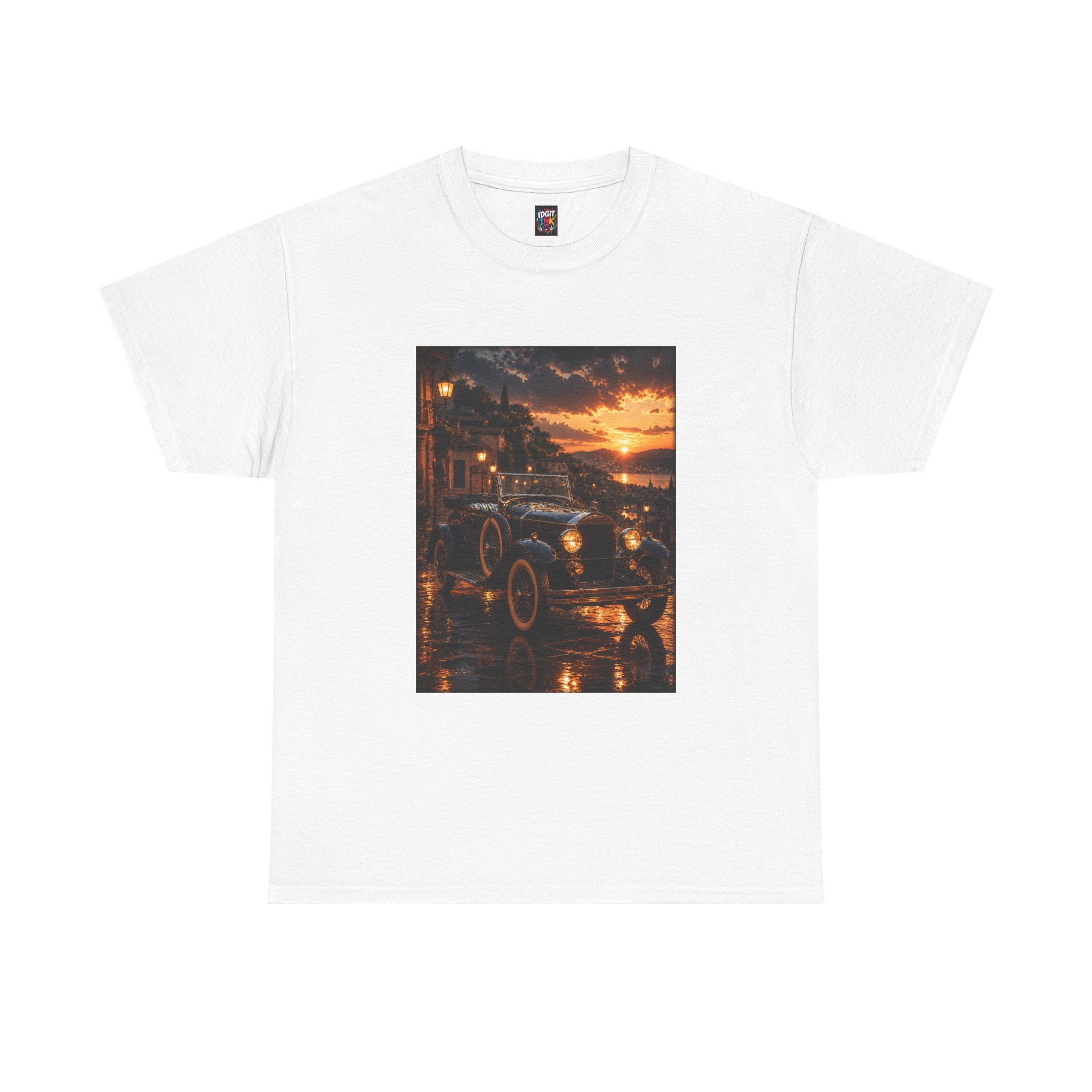 Vintage Car Sunset Tee