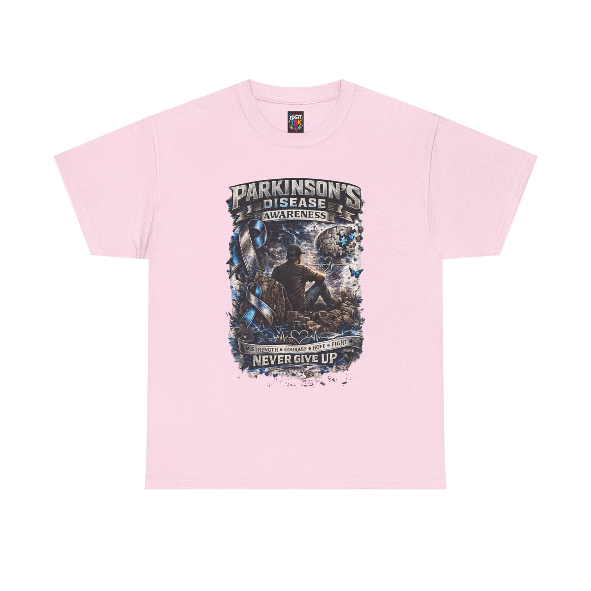 Parkinson’s Disease Awareness Never Give Up Support Tee