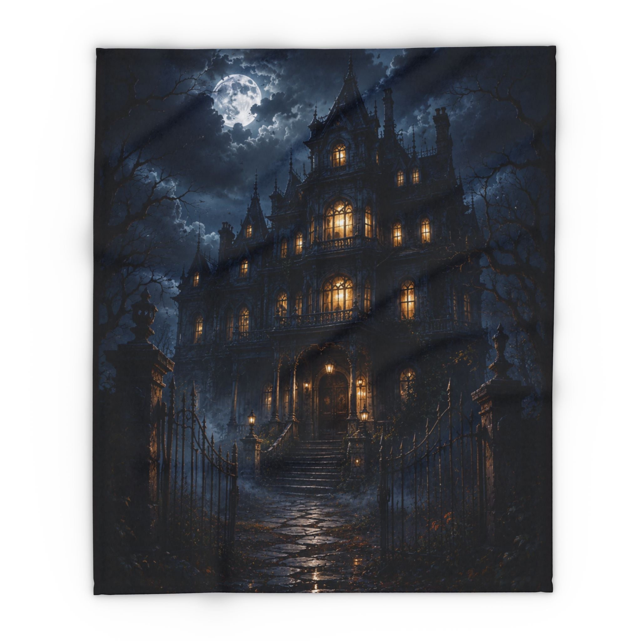 Haunted Mansion Fleece Blanket