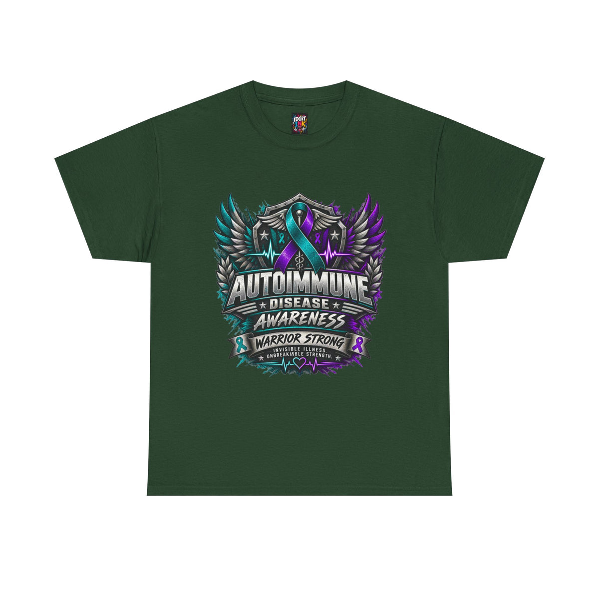 Autoimmune Disease Warrior Strong Ribbon Tee
